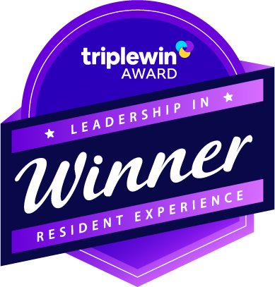 Triple Win Property Management Award in the Leadership In Resident Experience